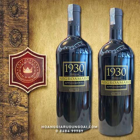 RƯỢU VANG Ý 1930 NEGROAMARO APPASSIMENTO