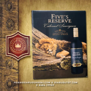 Rượu vang bịch Five’s Reserve Cabernet Sauvignon