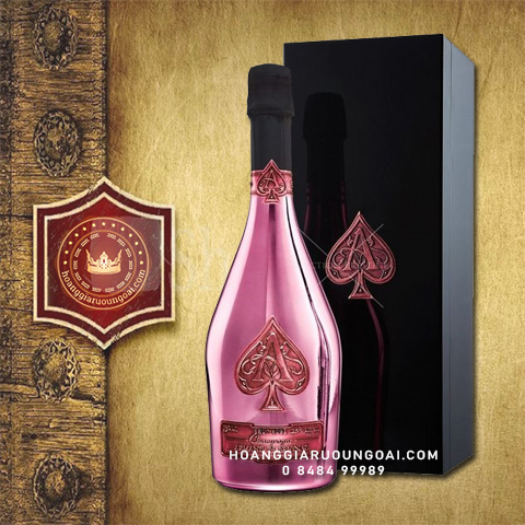 Rượu Champagne Armand De Brignac Rose - Rượu Át Bích Hồng