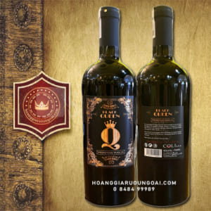 Rượu vang Ý Queen Black Primitivo Puglia 15 độ