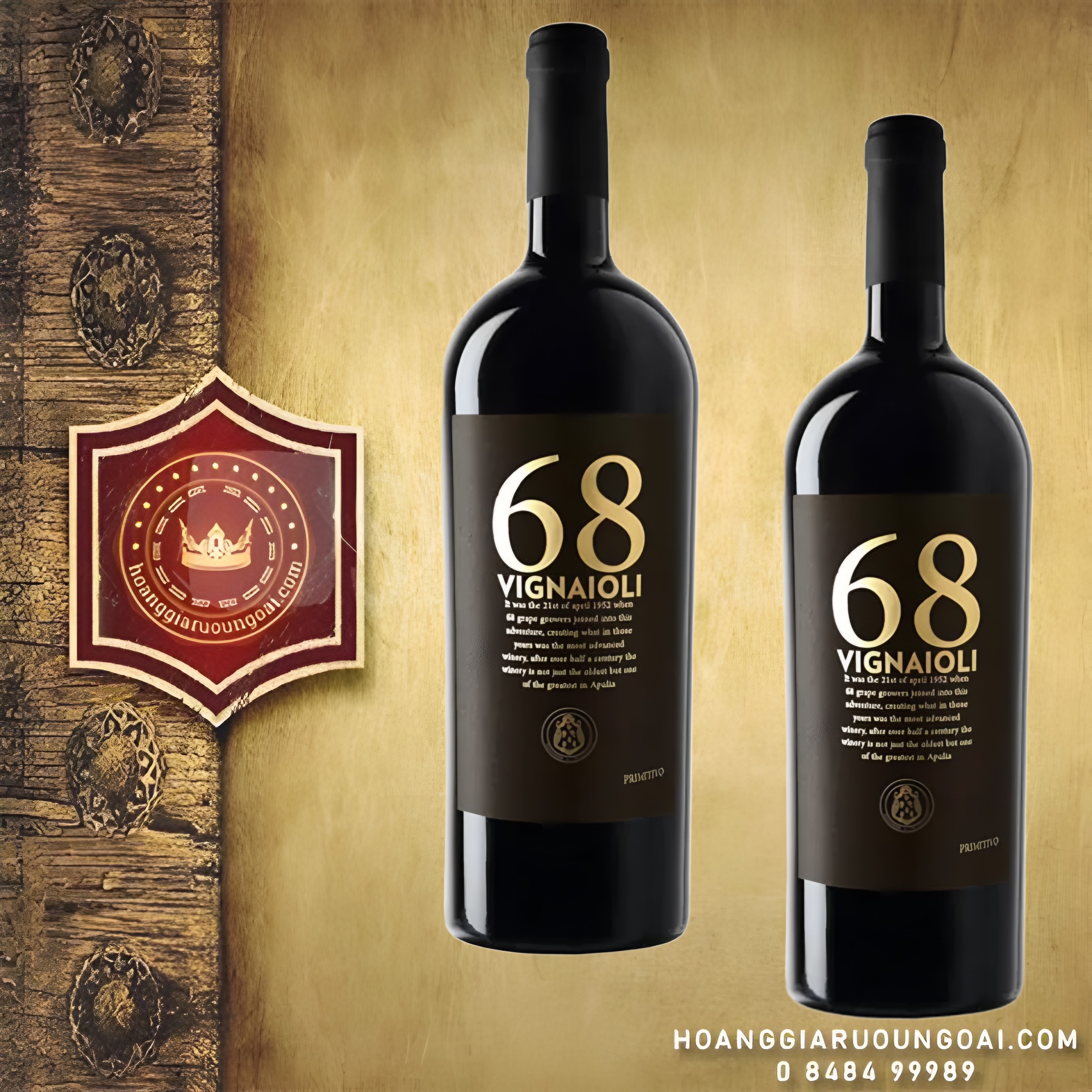 Rượu Vang 68 Vignaioli Primitivo Puglia